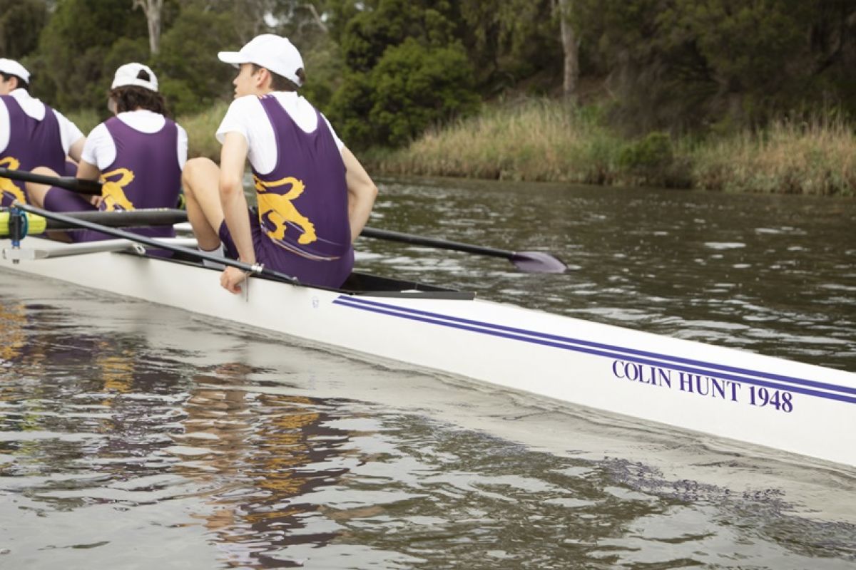 Wesley College Rowing Celebration and boat naming day