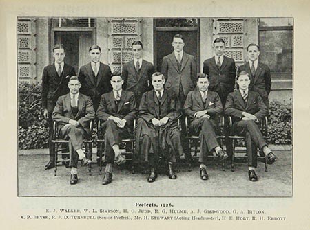 Harold Holt Prefects Class 1926