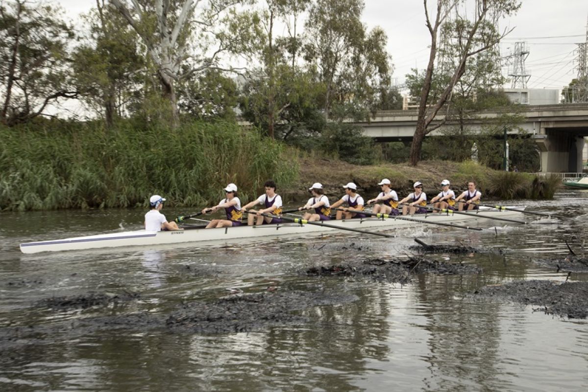 Wesley College Rowing Celebration and boat naming day