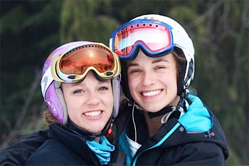 Champion skier