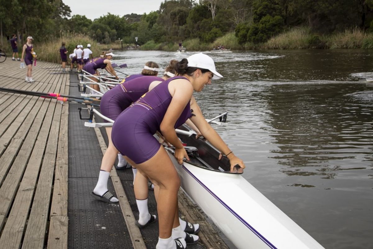 Wesley College Rowing Celebration and boat naming day