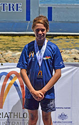 Champion triathlete