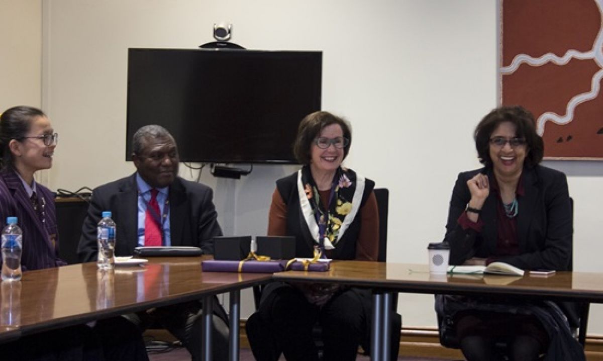 Dr Siva Kumari visits Wesley