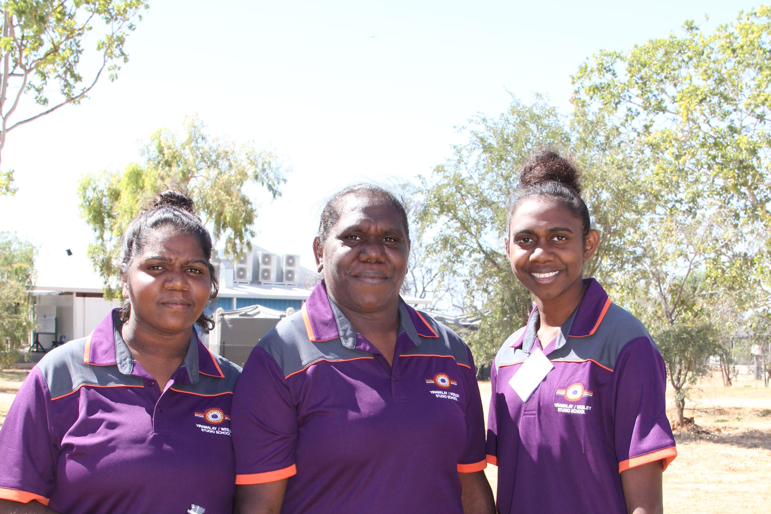 Three staff members from the Yiramalay/Wesley Studio School