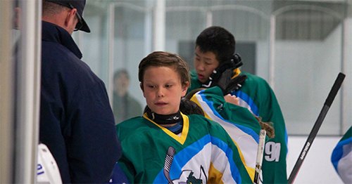 Ice hockey hero
