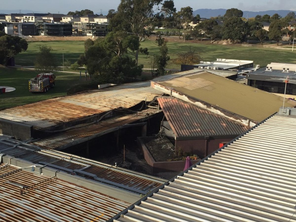 Glen Waverley Middle School Fire