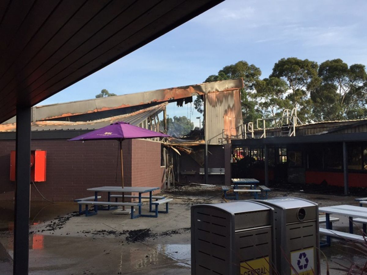 Glen Waverley Middle School Fire