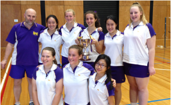 2014 Girls' Premiership Badminton Team