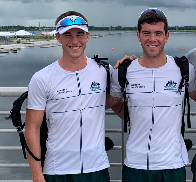 Two rowing brothers