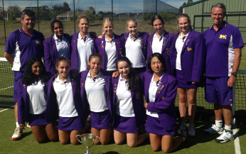 2014 Girls' Premiership Tennis Team