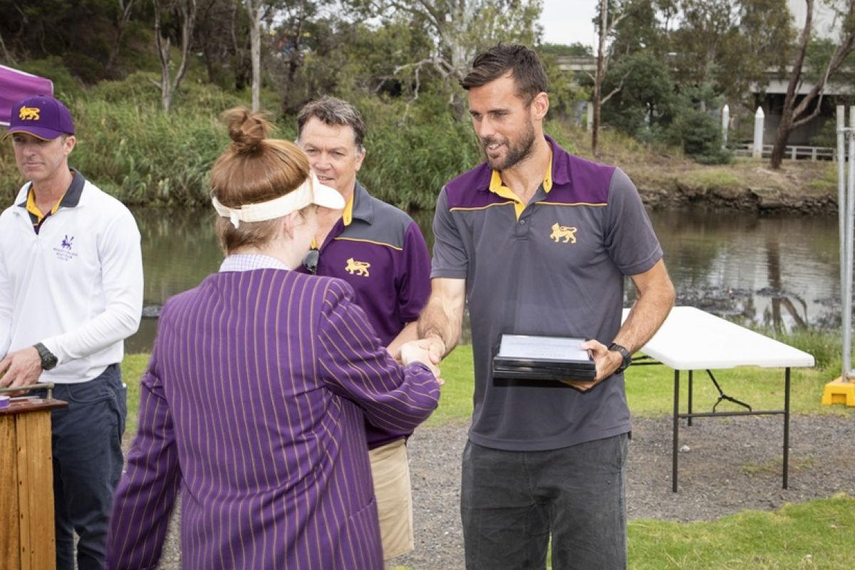 Wesley College Rowing Celebration and boat naming day