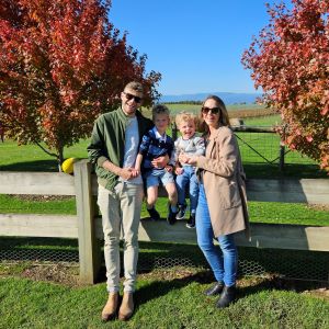 Amy McAlister and family