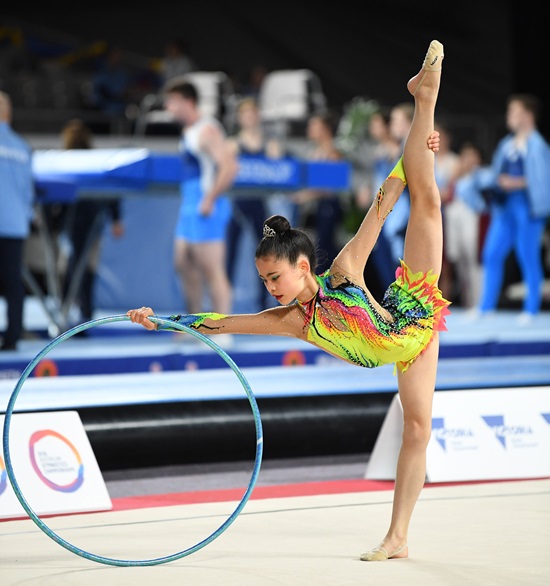 Self-starter: Sophia takes national gold