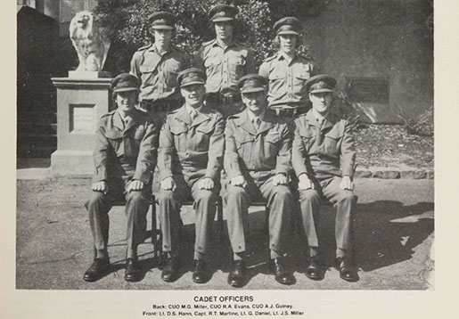 Cadets Wesley College 1975