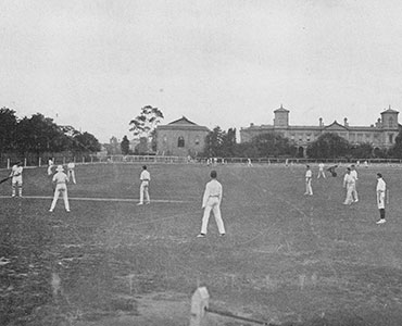 Cricket at Wesley College 1870