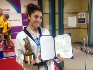 Rising taekwondo star