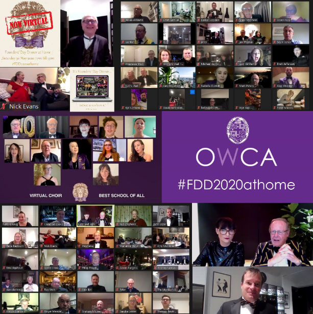 A collage showing the attendees of FDD@home