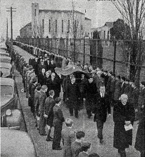 Headmaster Macneil's funeral procession