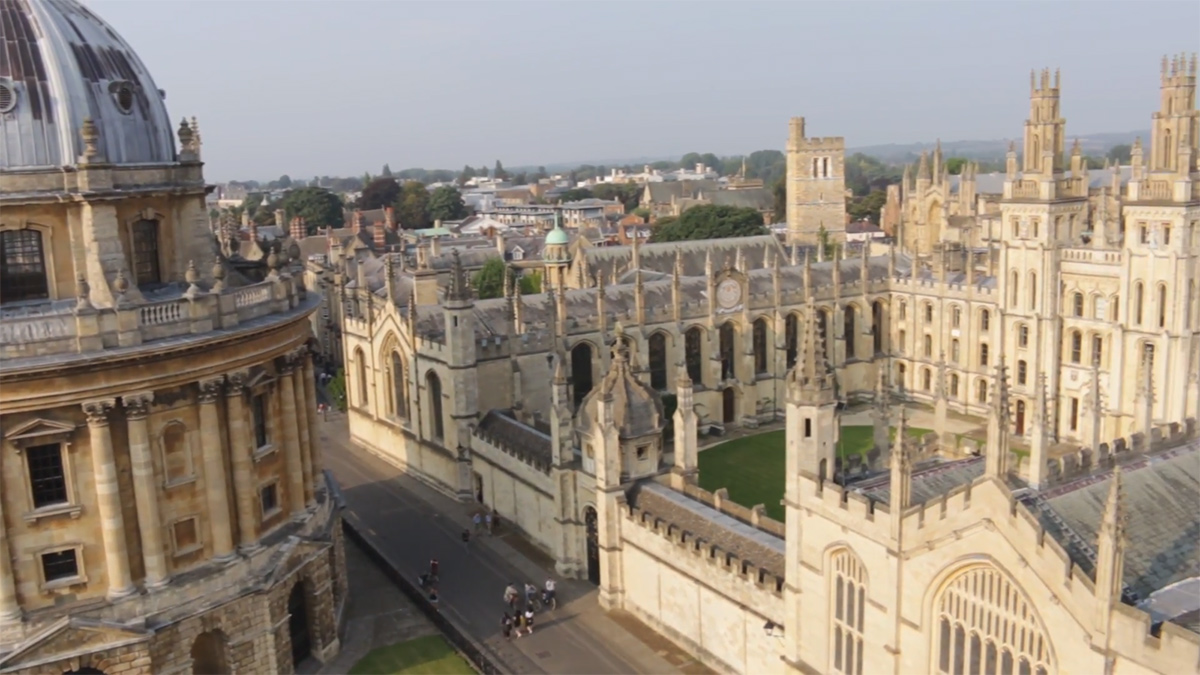 A view of the Oxford University campus