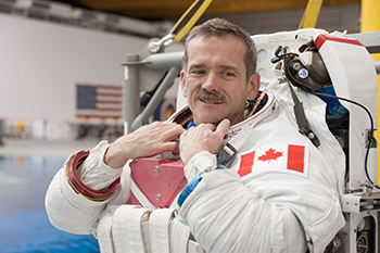 Astronaut visits Wesley