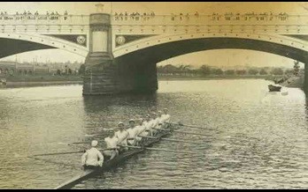 The 1901 Wesley Rowing Crew