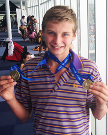 Swimming champion