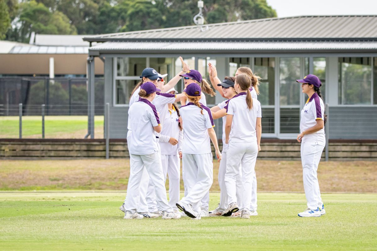 Wesley Girls Firsts Cricket team High Five June 2025