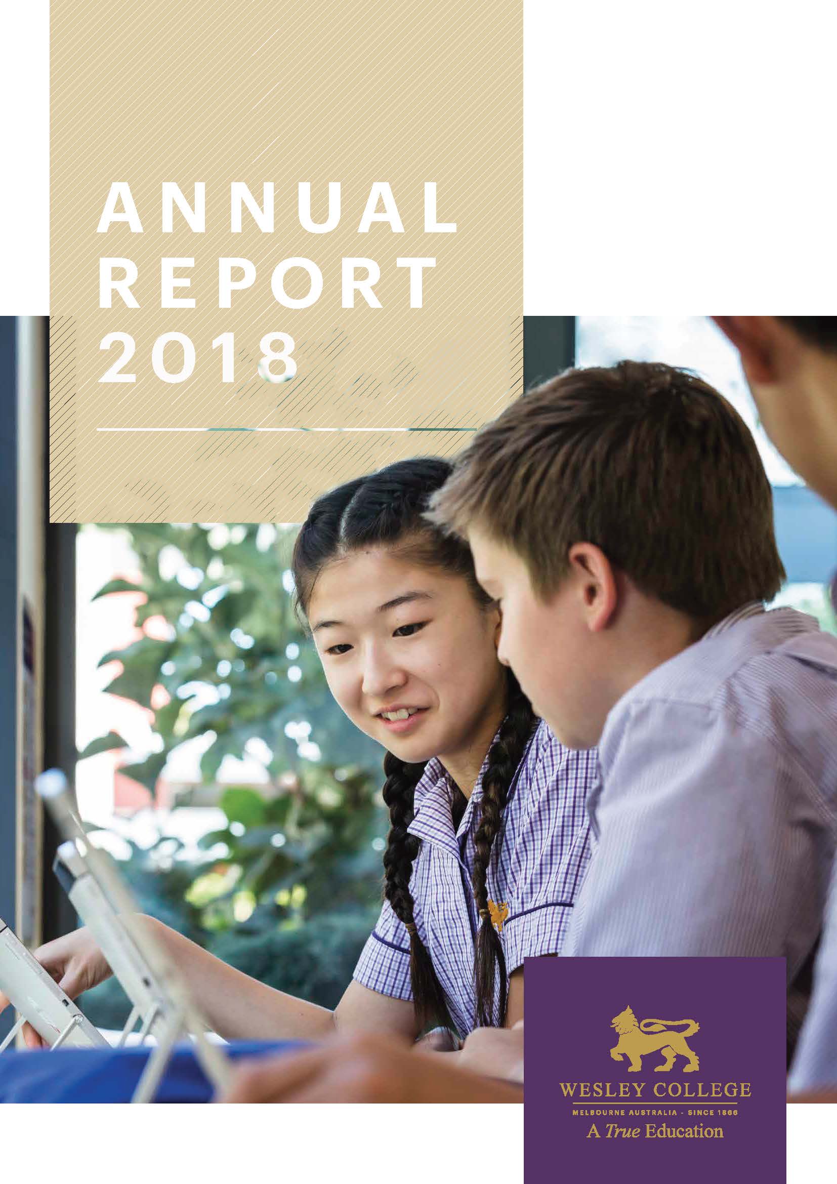 Wesley College Annual Report 2018