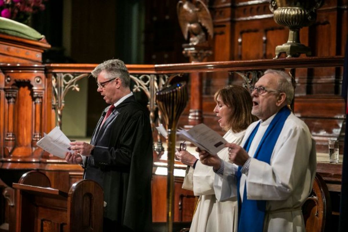 Commissioning of Wesley College Principal Nick Evans