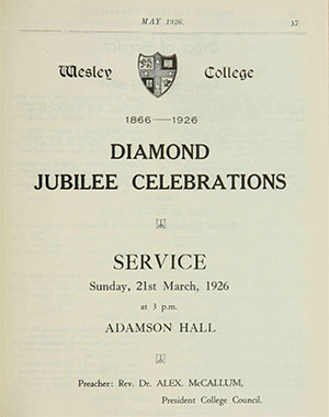 Diamond Jubilee celebrations