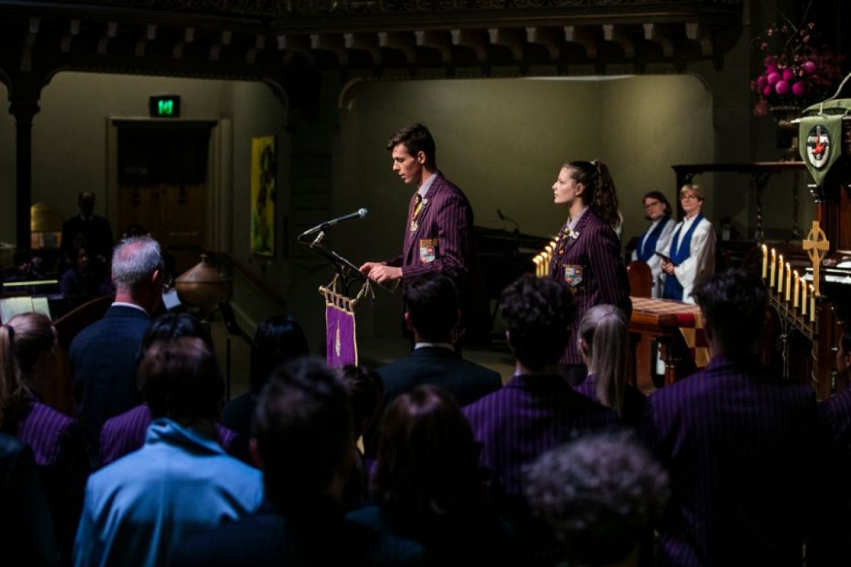 Commissioning of Wesley College Principal Nick Evans