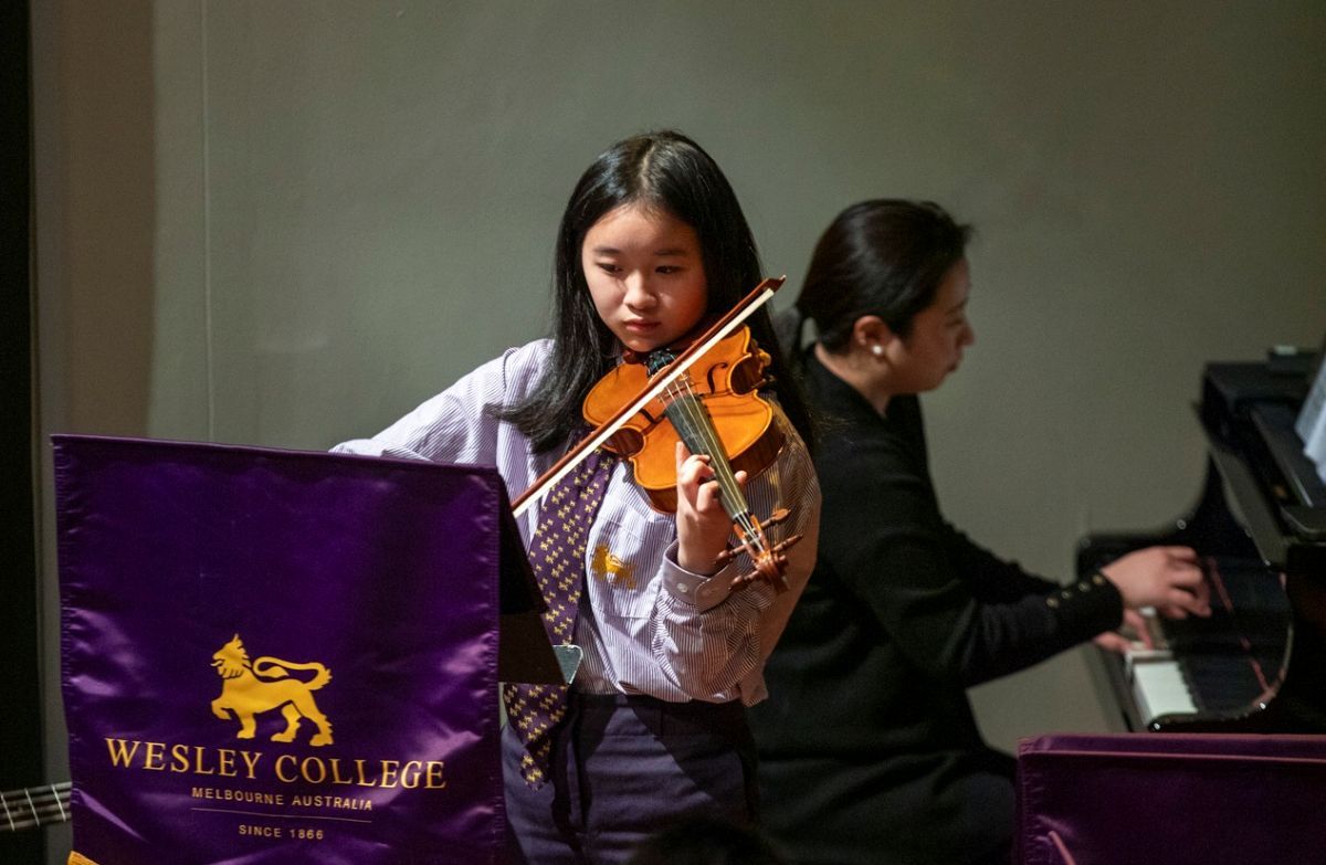 Cally at Wesley College Elsternwick Winter Music Concert